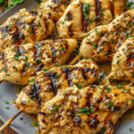 The Juiciest Garlic Parmesan Grilled Chicken