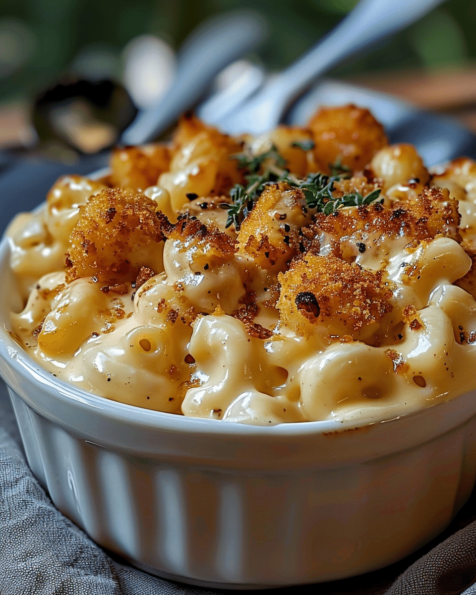 Creamy Honey Pepper Chicken Mac and Cheese Delight