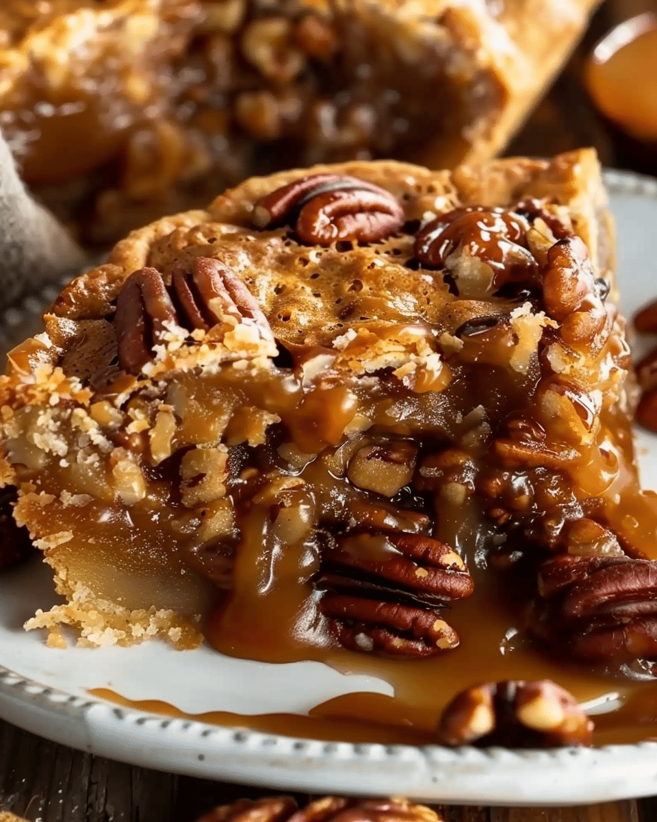 asy Pecan Pie Dump Cake with Caramel