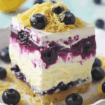 No Bake Lemon Blueberry Dessert