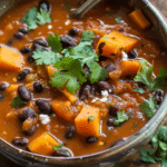 Sweet Potato and Black Bean Soup