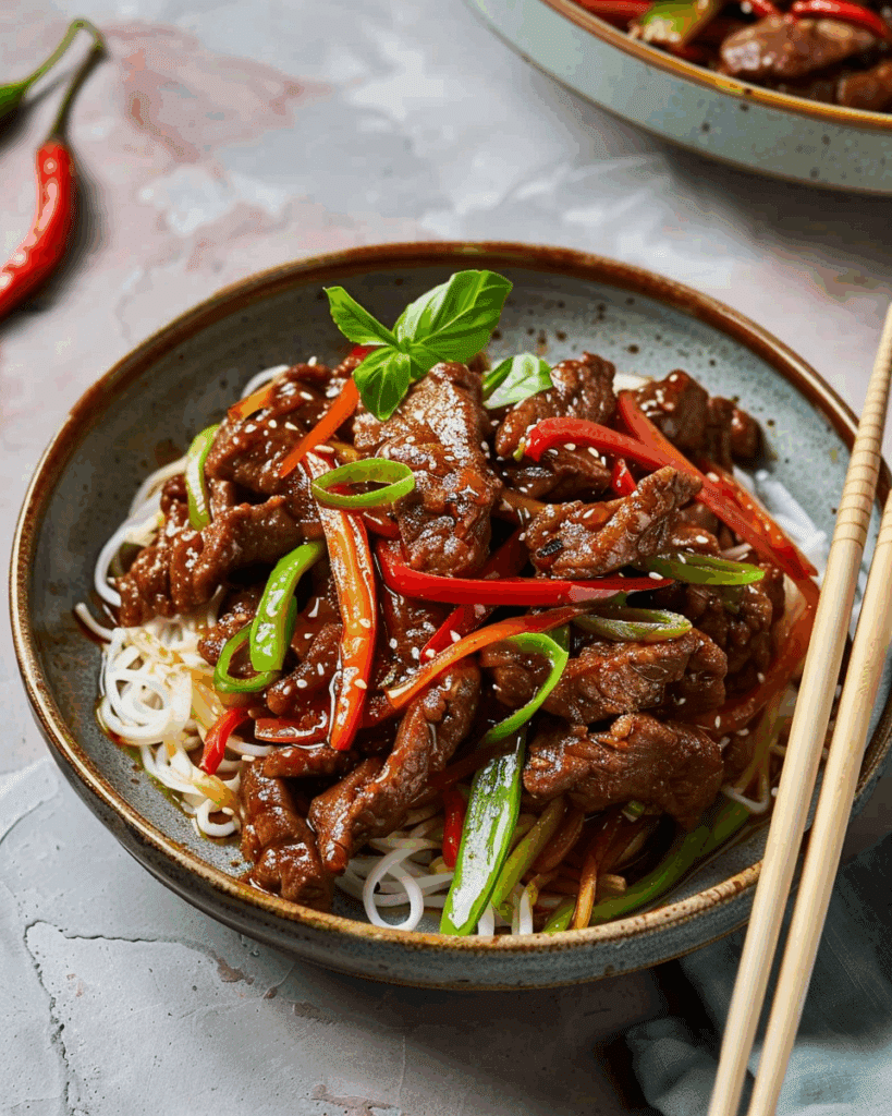 30‑Minute Easy Sticky Crispy Chilli Beef