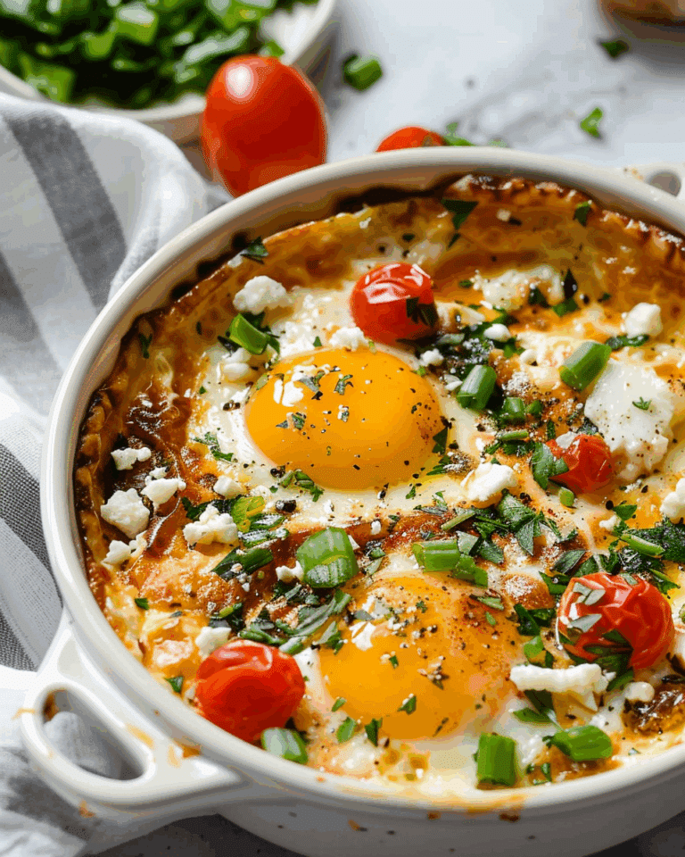 Baked Feta Eggs Recipe
