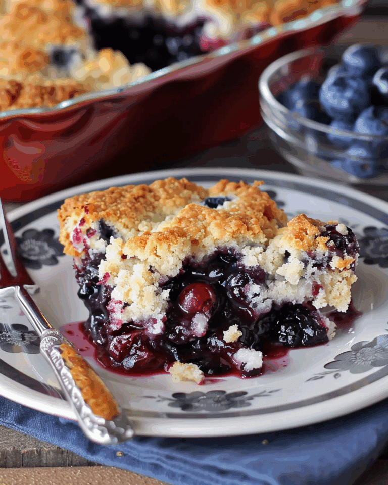 Easy Blueberry Cobbler