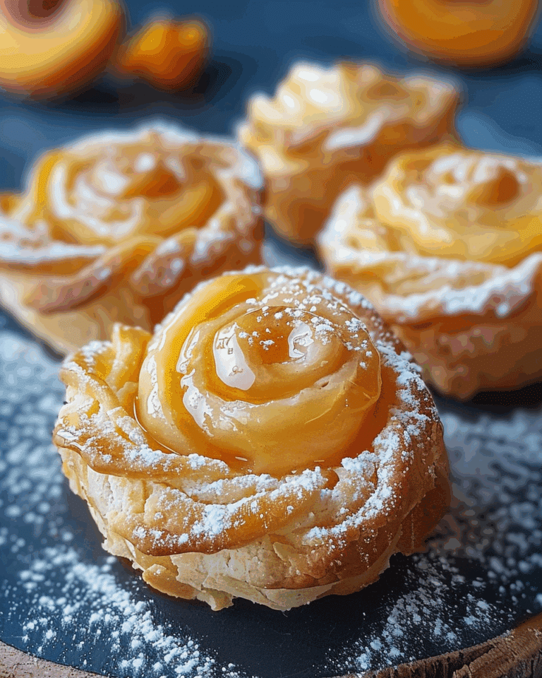 Peach Pie Cruffins Recipe