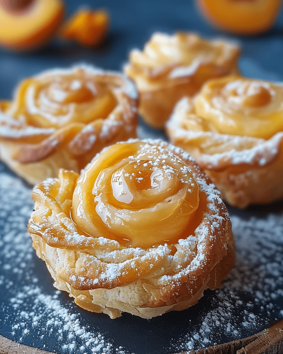 Peach Pie Cruffins Recipe