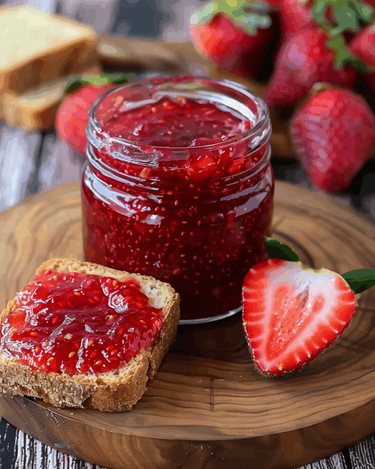 Homemade Strawberry Jam: Bursting with Summertime Flavor