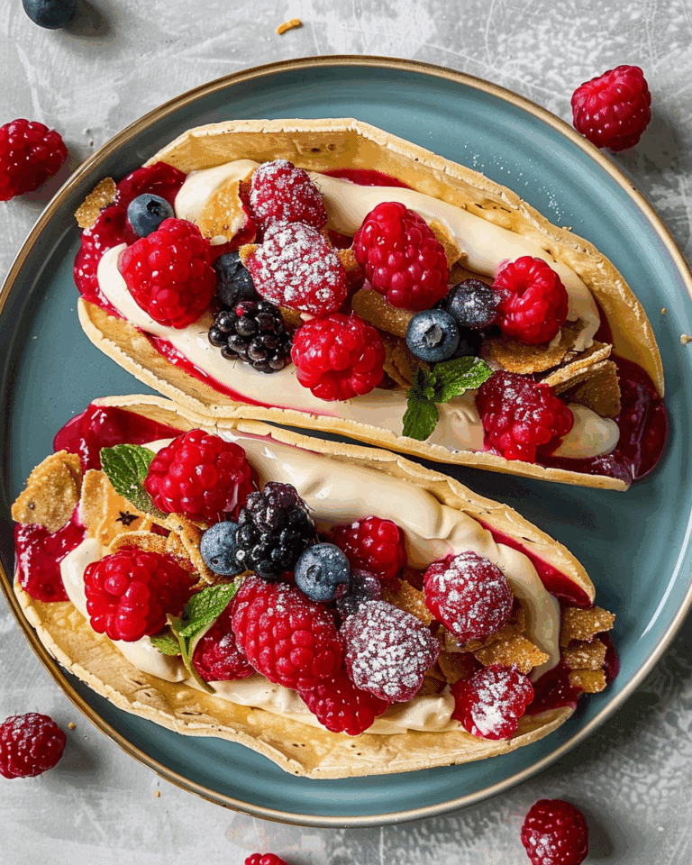 Berrylicious Cheesecake Tacos