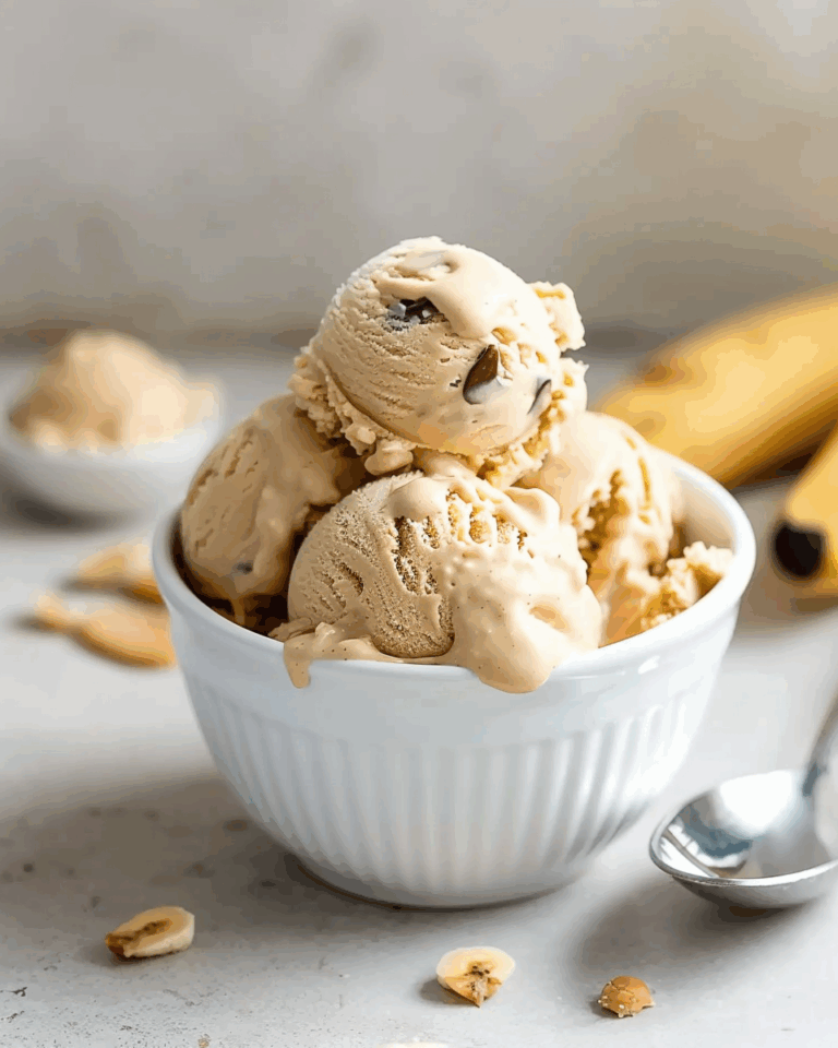 Peanut Butter Banana Ice Cream
