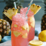 Pineapple Pink Lemonade Party Drink