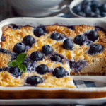 Blueberry Cottage Cheese Breakfast Bake