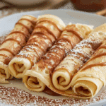 Cinnamon Roll Protein Crepes