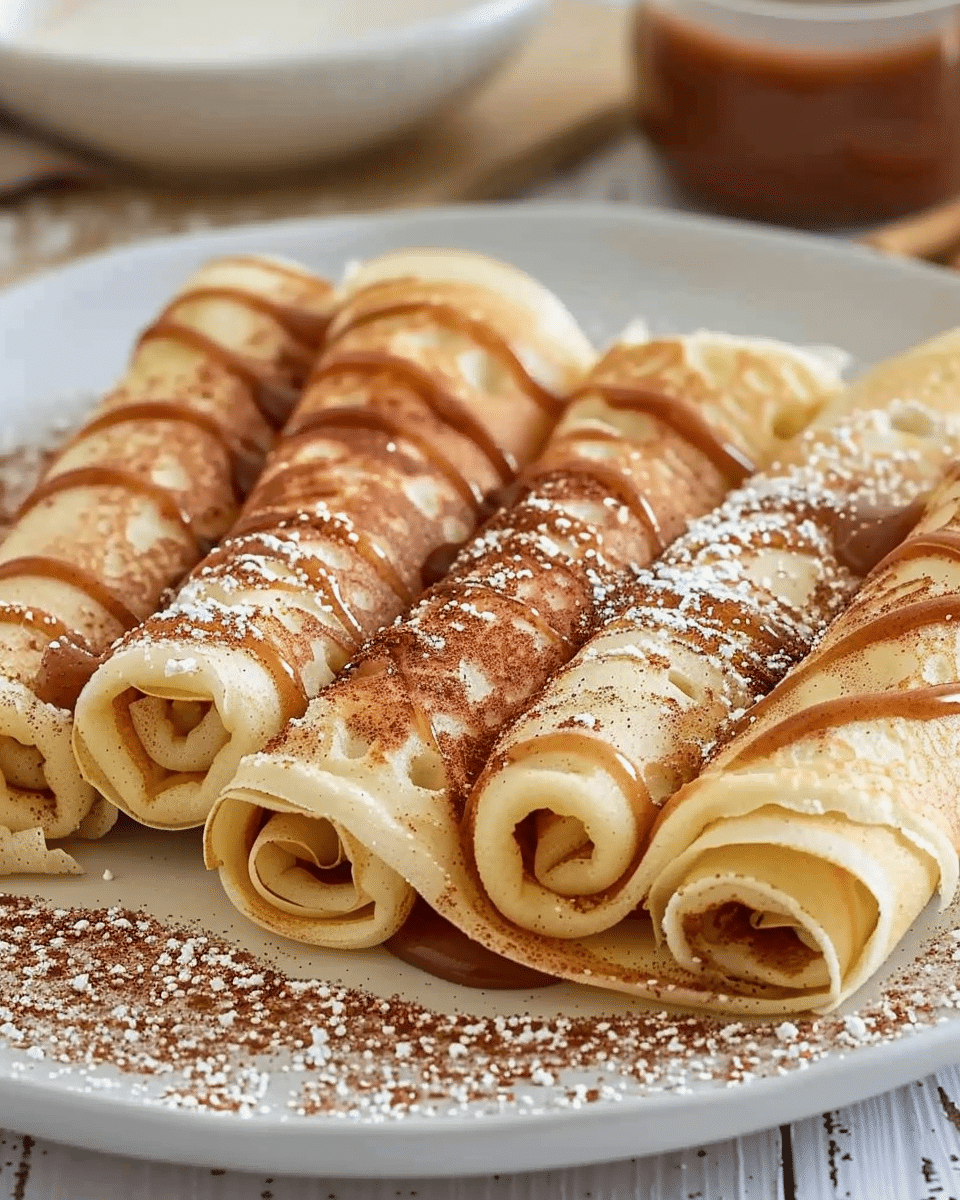 Cinnamon Roll Protein Crepes