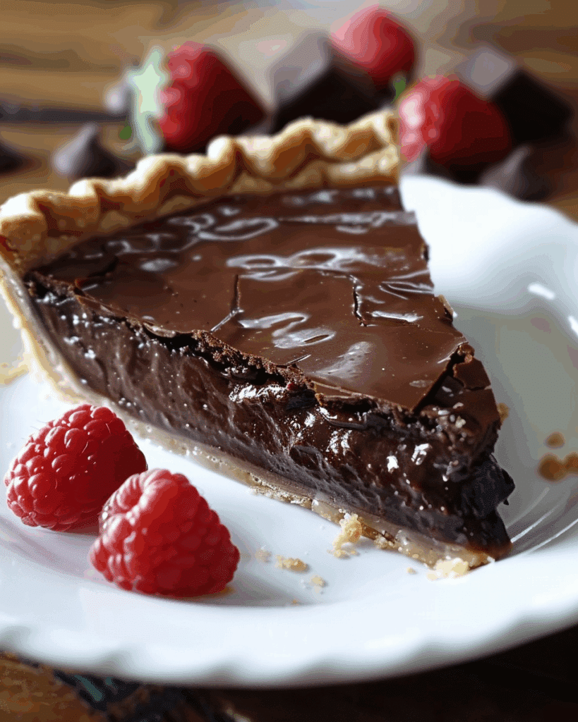 Decadent Hot Fudge Pie