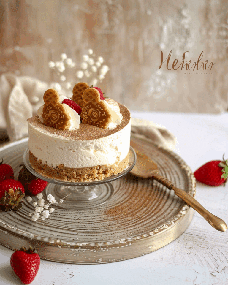 Lotus Cheesecake Dessert