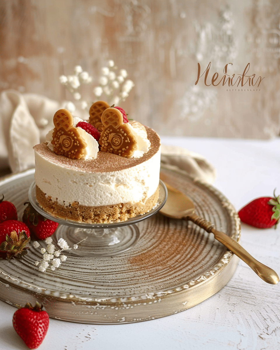 Lotus Cheesecake Dessert
