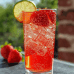 Strawberry Dirty Sprite with Lemon-Lime Soda Twist