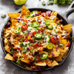 The BEST Loaded Chicken Nachos