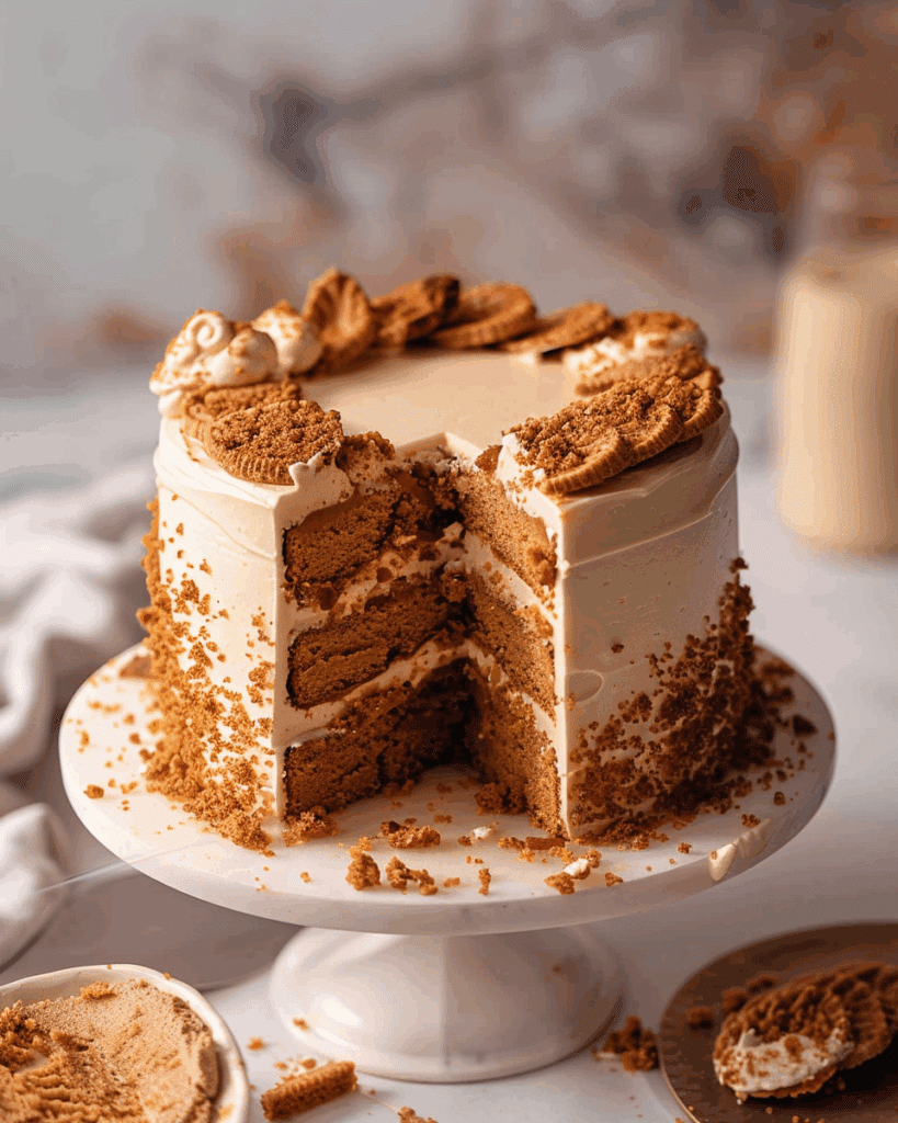 Biscoff Cookie Butter Cake