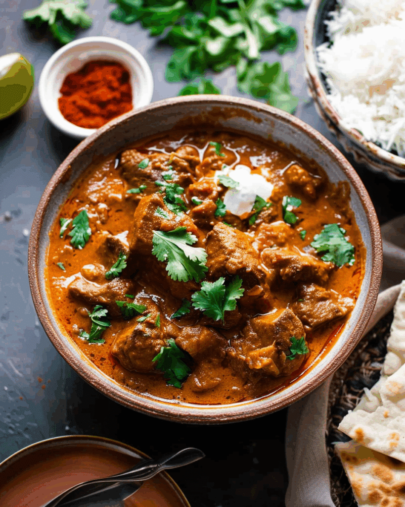 Easy Slow Cooked Indian Lamb Curry (Rogan Josh)