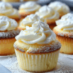 Fluffy Japanese Cotton Cheesecake Cupcakes