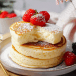 Fluffy Japanese Soufflé Pancakes