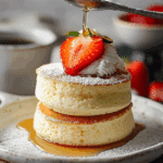Fluffy Japanese Soufflé Pancakes