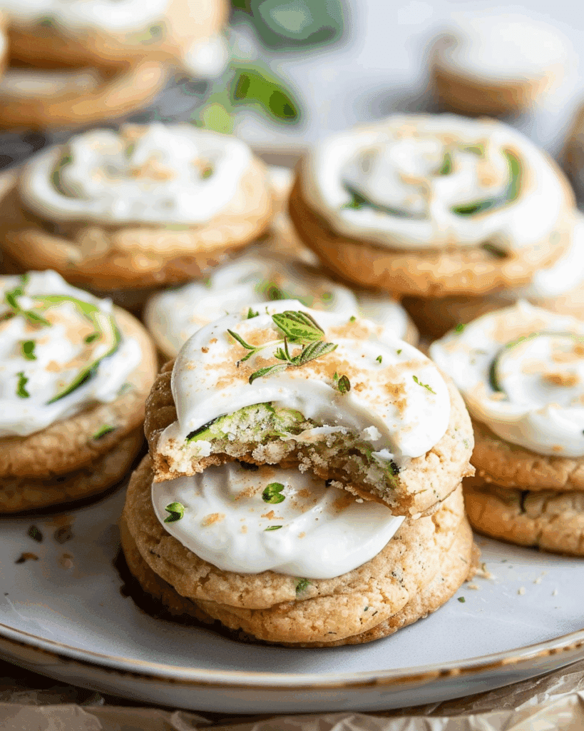 Frosted Zucchini Cookies