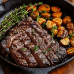 Garlic Butter Steak with Brussels Sprouts and Butternut SquashGarlic Butter Steak with Brussels Sprouts and Butternut Squash