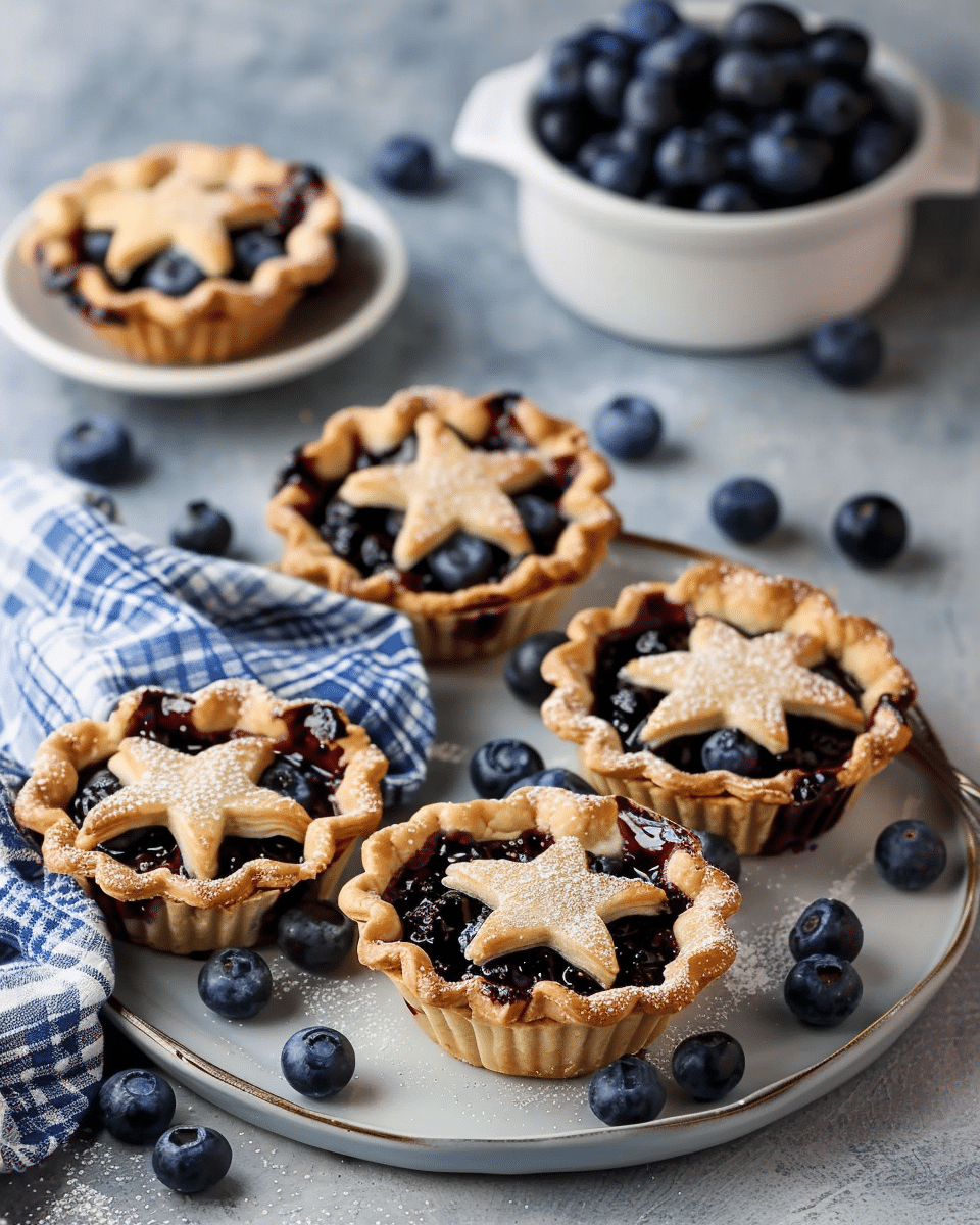 Mini Blueberry Pies