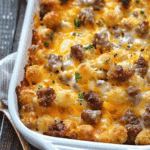 Tater Tot Sausage Breakfast Casserole