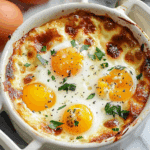 Baked Feta Eggs