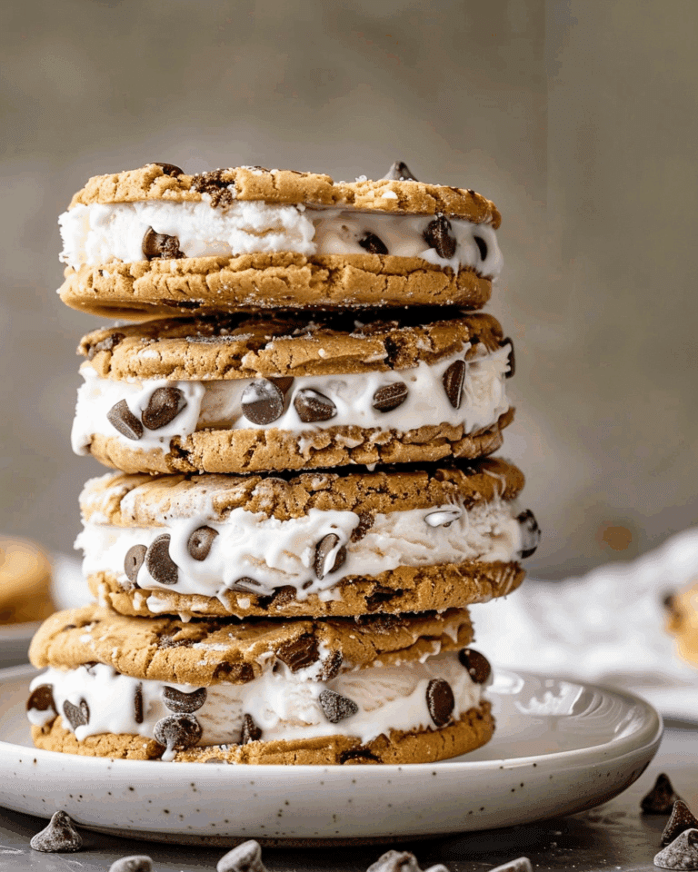 Cookie Ice Cream Sandwiches (Homemade Chipwich)