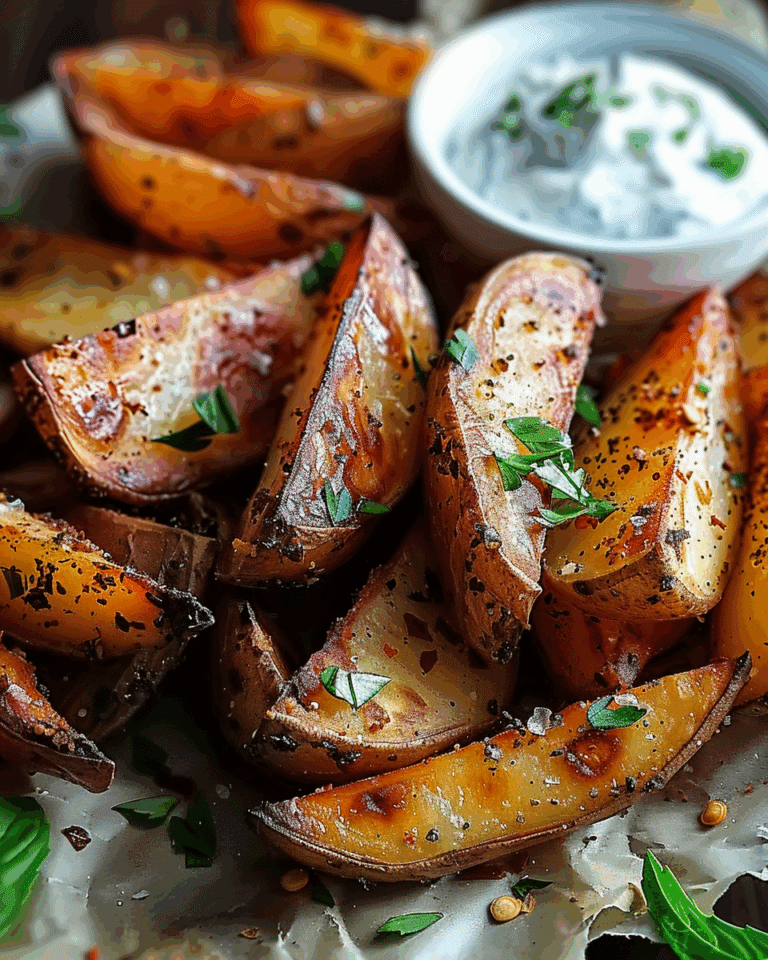 Crispy Red Potato Wedges