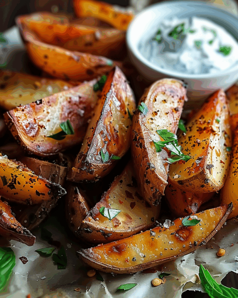 Crispy Red Potato Wedges
