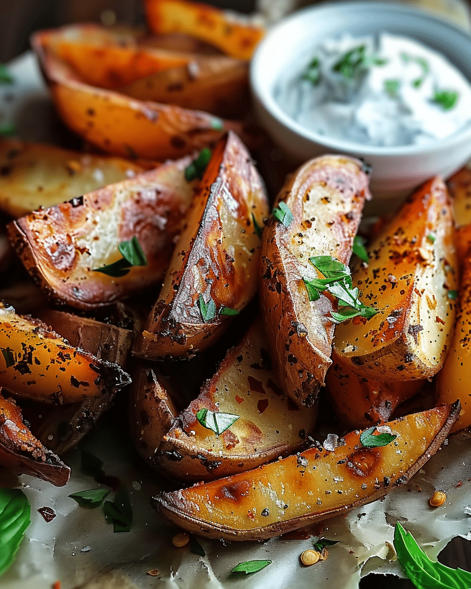Crispy Red Potato Wedges