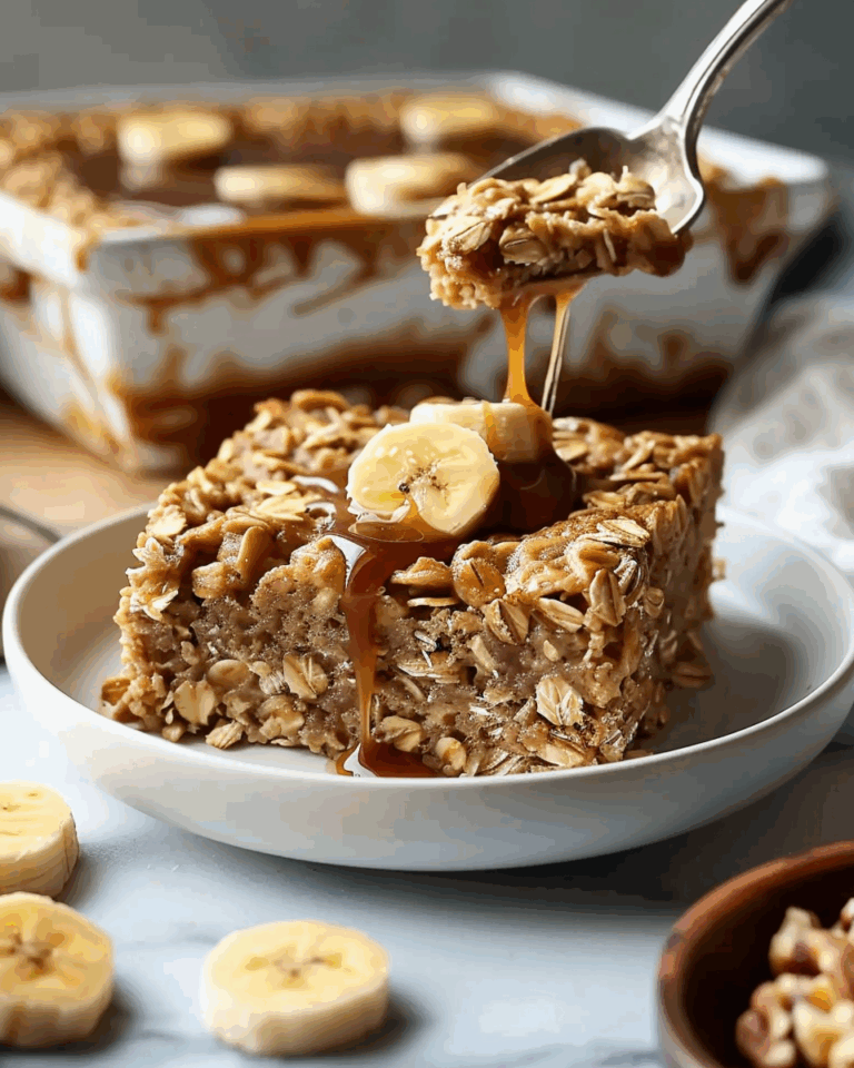 Banana Bread Baked Oatmeal