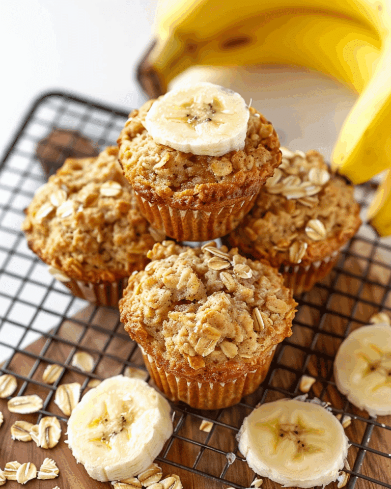 Banana Oatmeal Muffins