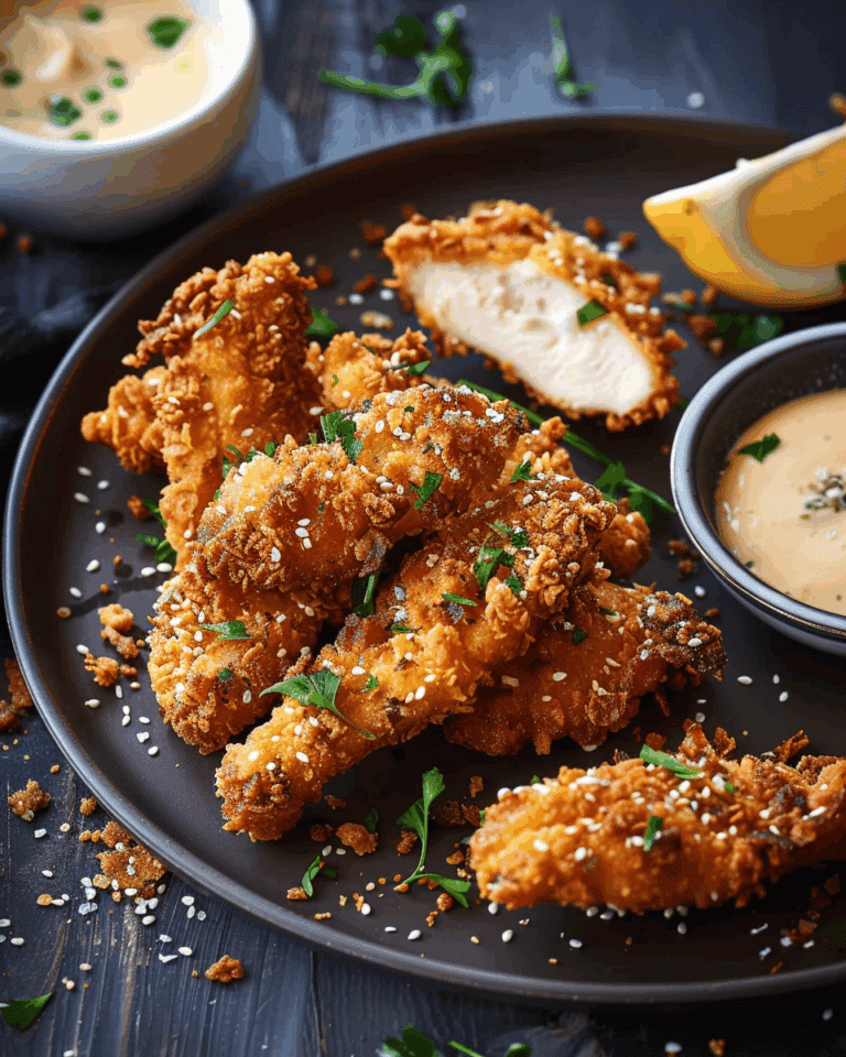 The Best Crispy Baked Chicken Goujons