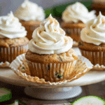 Zucchini Cupcakes with Cream Cheese Frosting