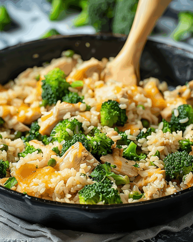 Cheesy Chicken Broccoli Rice