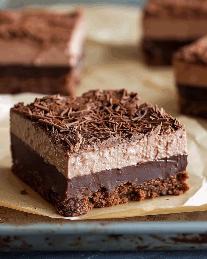 Chocolate Mousse Brownies