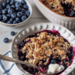 Easy Blueberry Crisp with Oats