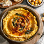 Vegan Roasted Pumpkin Hummus