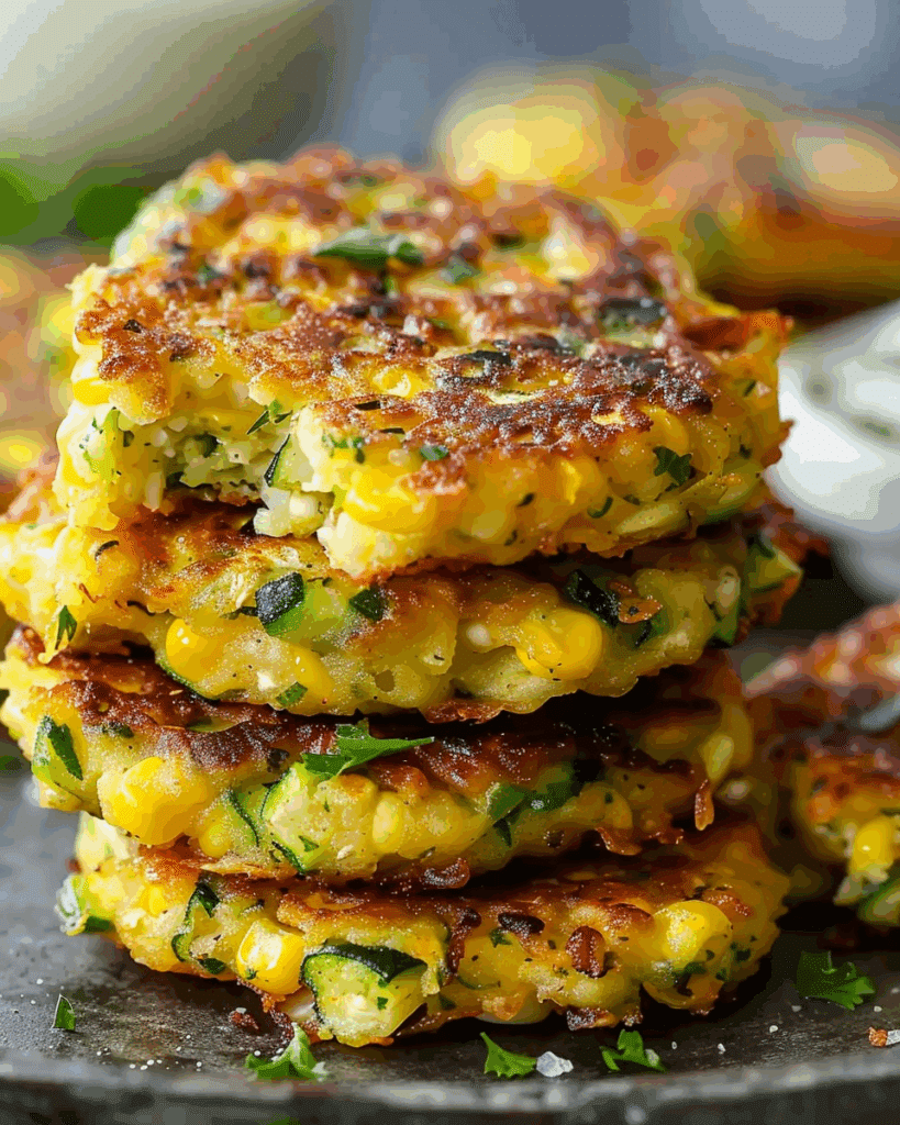 Zucchini Corn Fritters