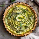 Zucchini Tart with Goat Cheese