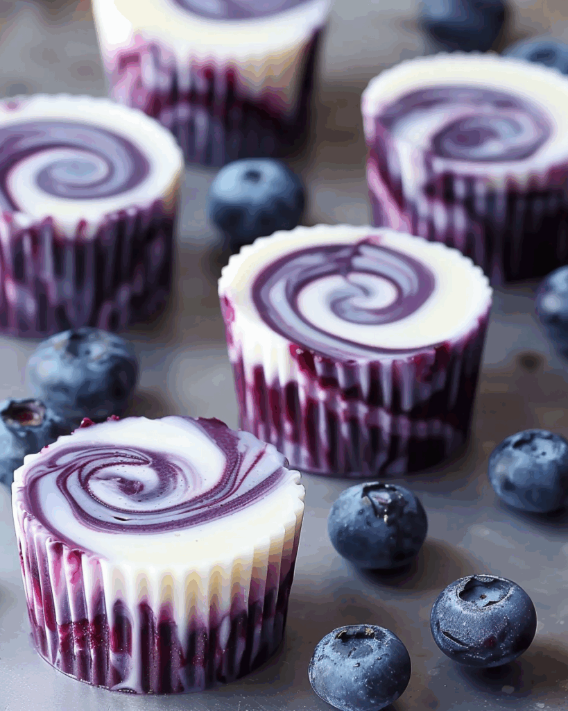 Blueberry Swirl Yogurt Bites