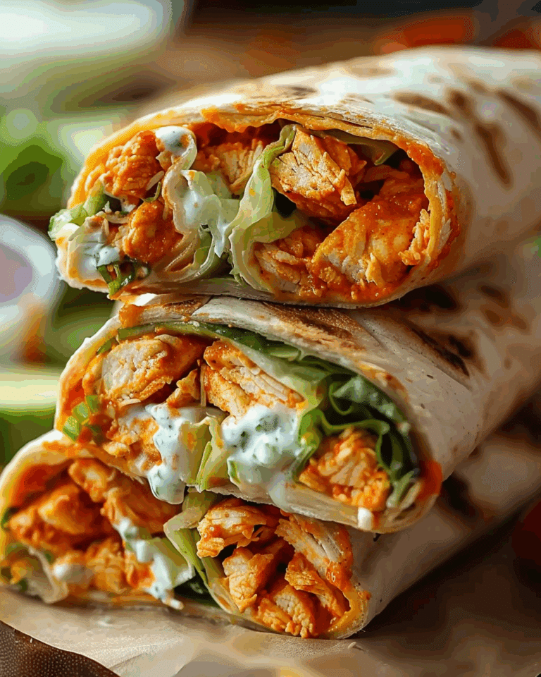 Buffalo Chicken Wraps Recipe
