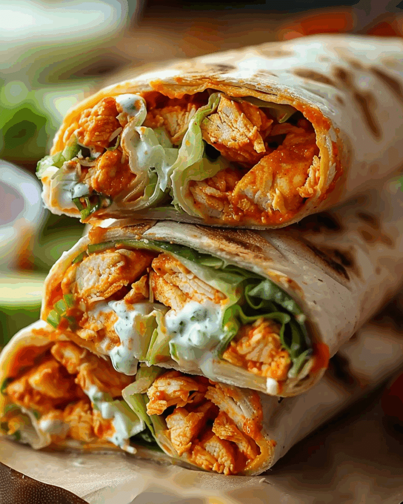 Buffalo Chicken Wraps Recipe