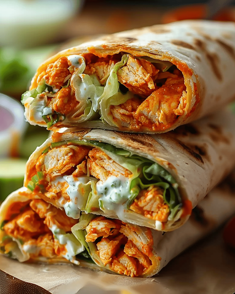 Buffalo Chicken Wraps Recipe